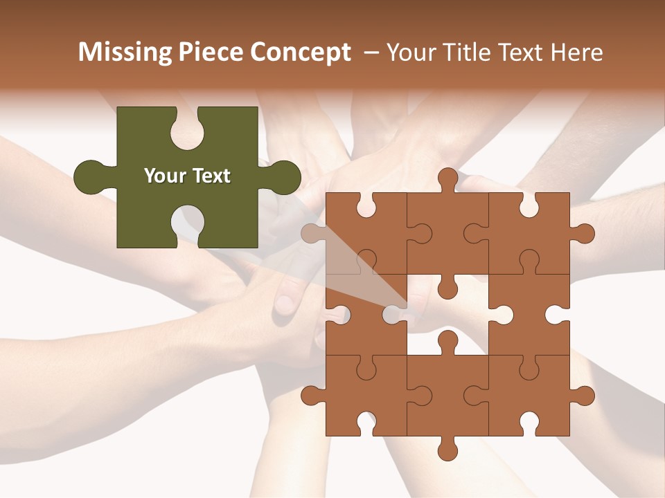 Hands Of My Friends PowerPoint Template