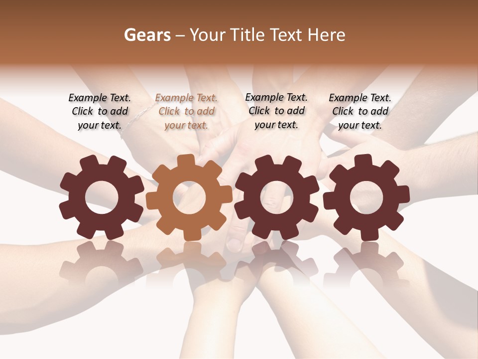 Hands Of My Friends PowerPoint Template