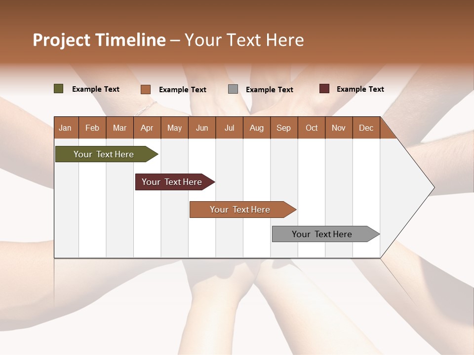 Hands Of My Friends PowerPoint Template