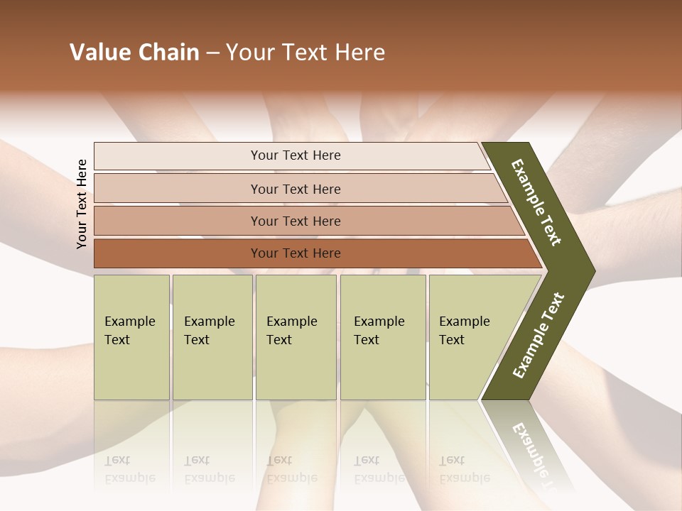 Hands Of My Friends PowerPoint Template