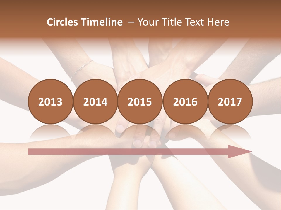 Hands Of My Friends PowerPoint Template