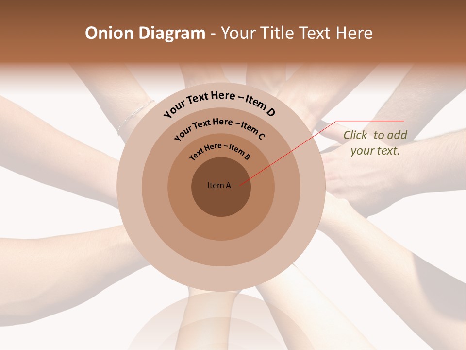 Hands Of My Friends PowerPoint Template