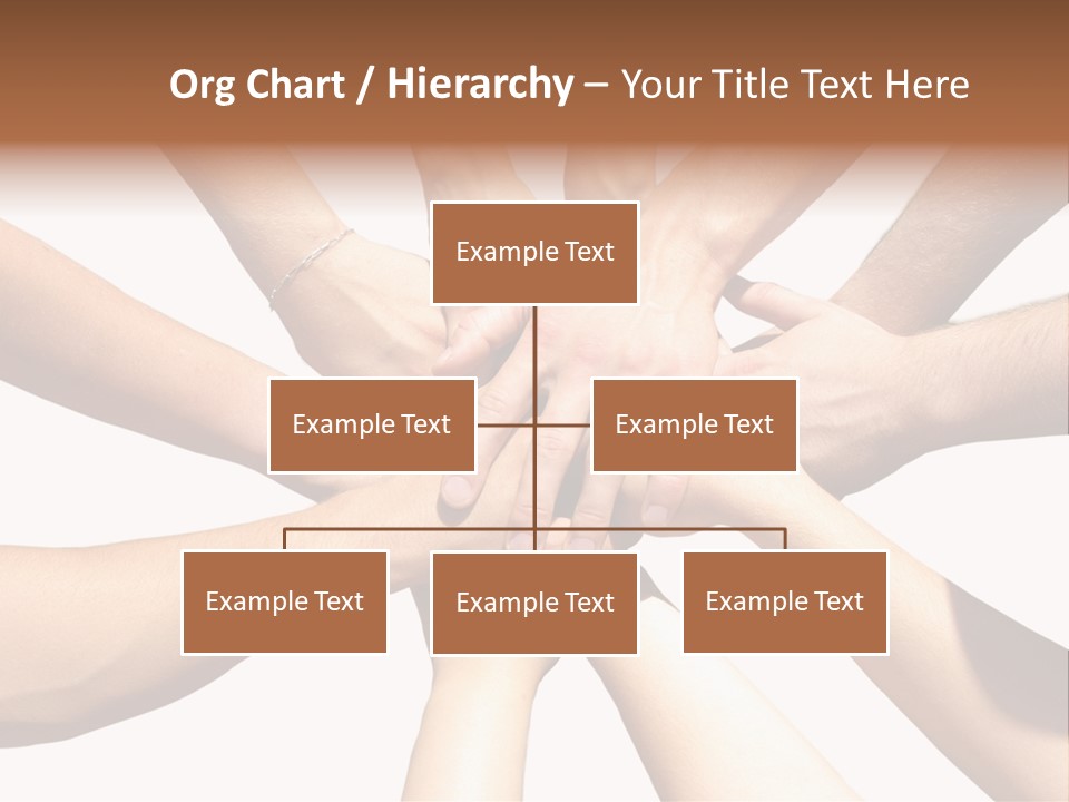 Hands Of My Friends PowerPoint Template
