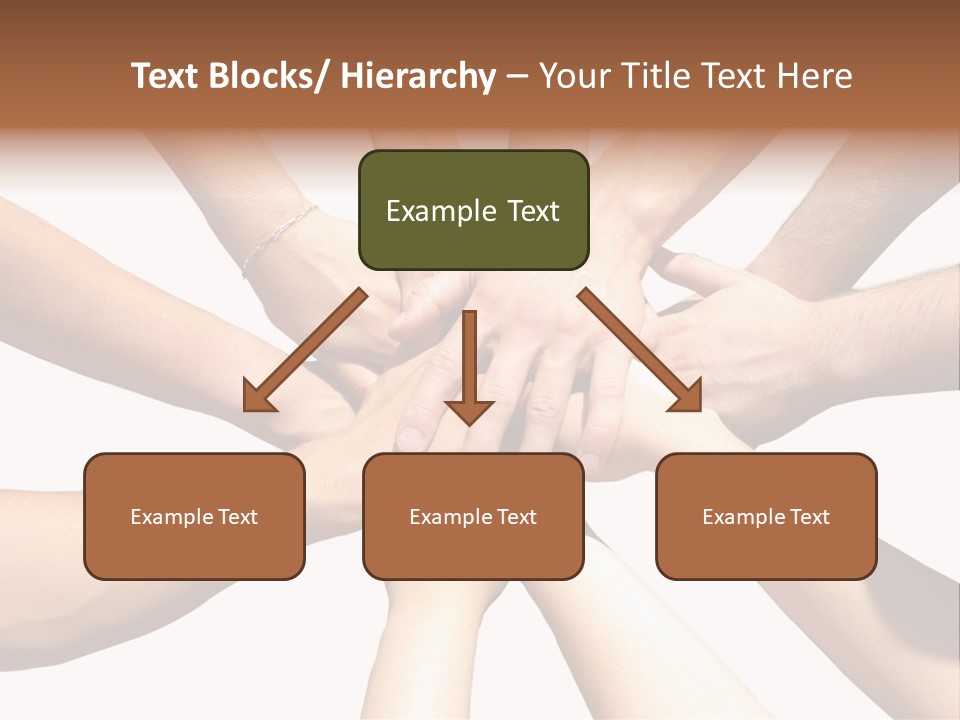 Hands Of My Friends PowerPoint Template