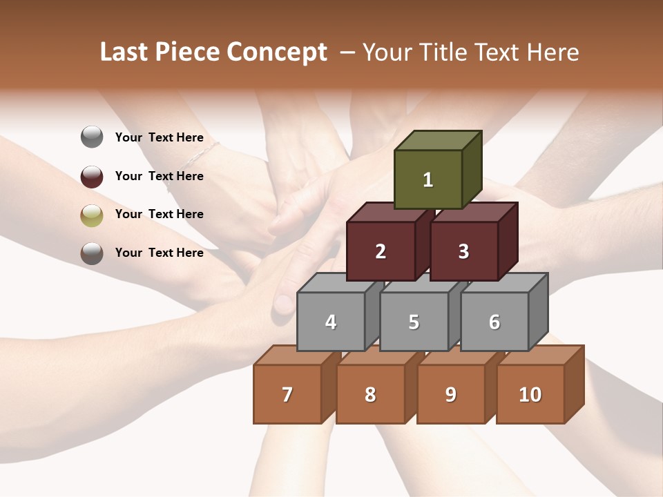 Hands Of My Friends PowerPoint Template