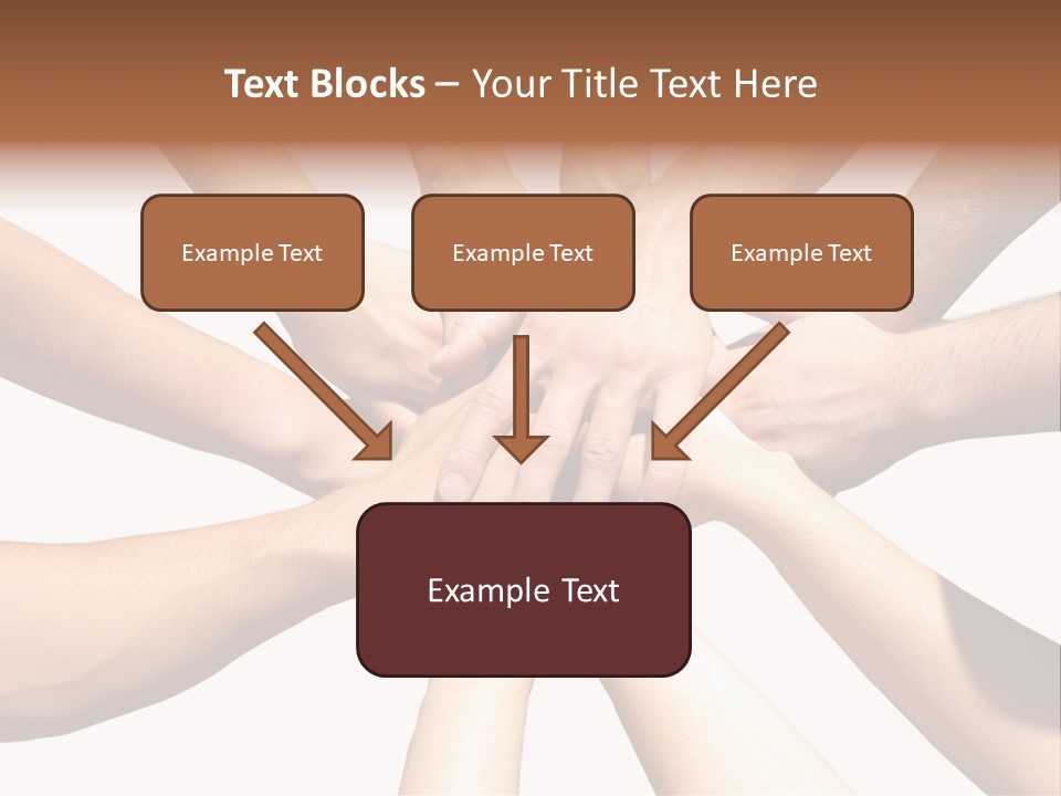 Hands Of My Friends PowerPoint Template