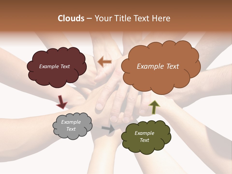 Hands Of My Friends PowerPoint Template