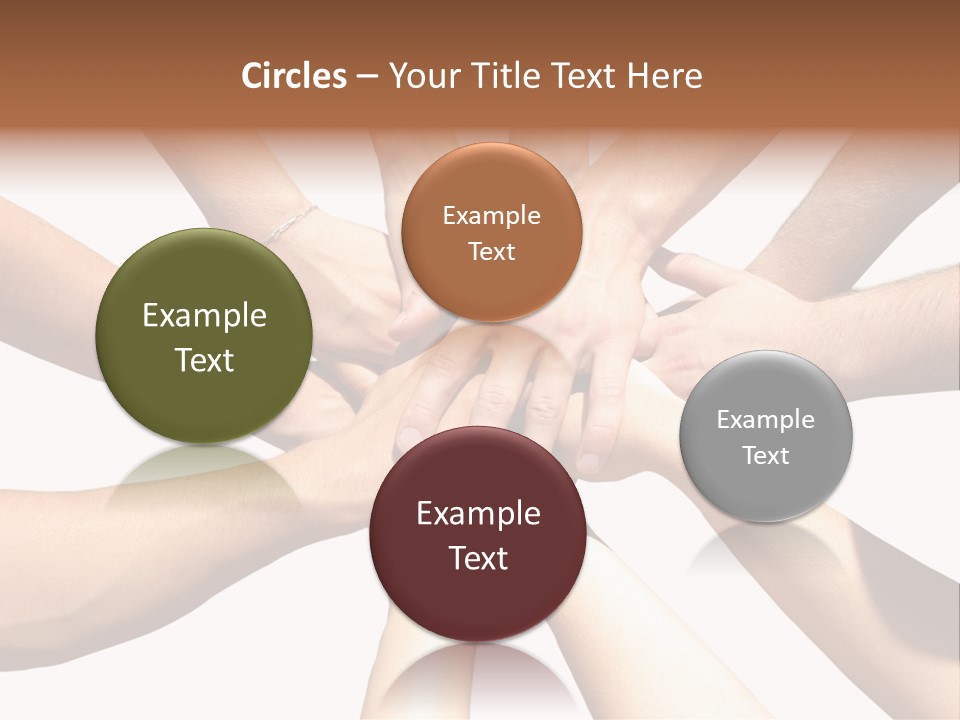 Hands Of My Friends PowerPoint Template
