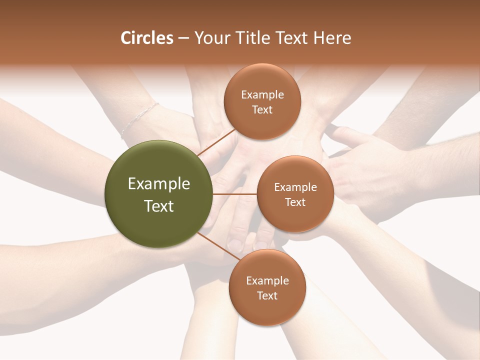 Hands Of My Friends PowerPoint Template