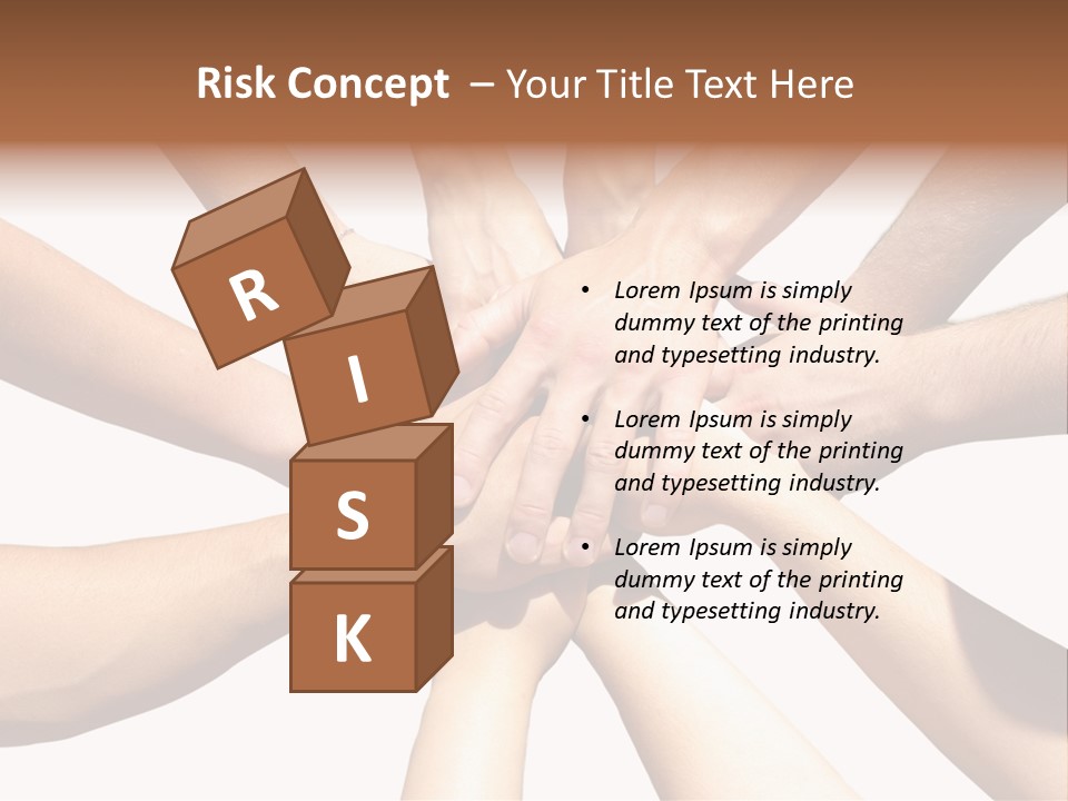 Hands Of My Friends PowerPoint Template