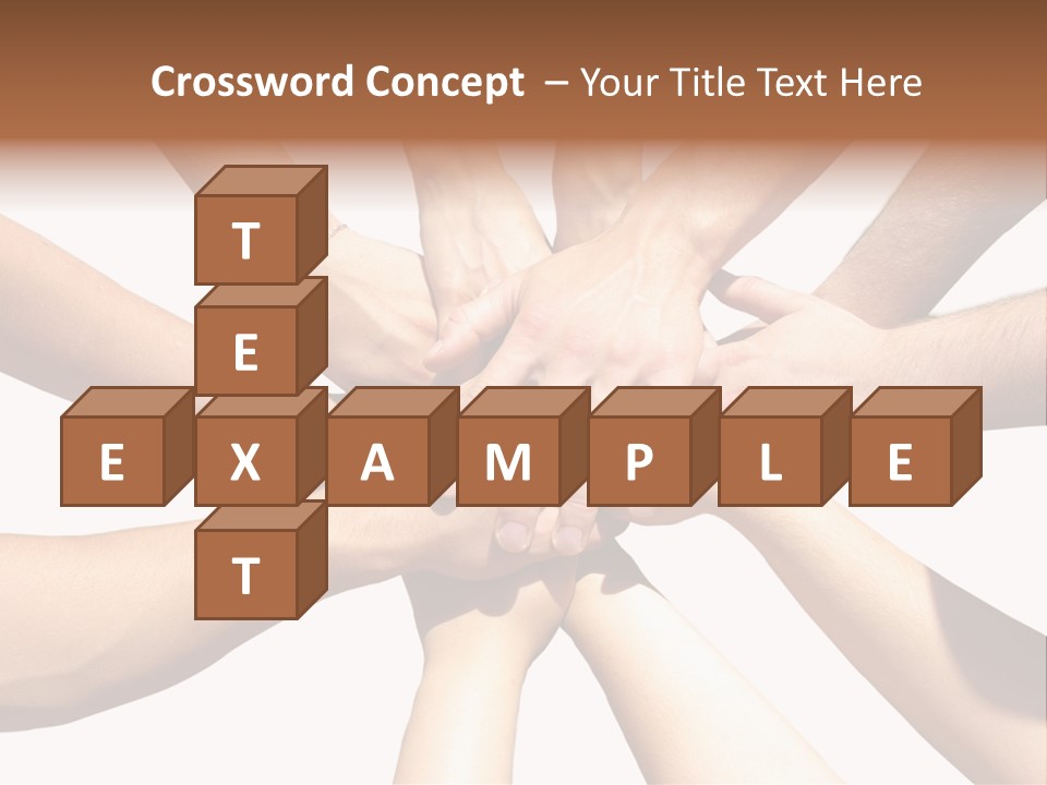 Hands Of My Friends PowerPoint Template