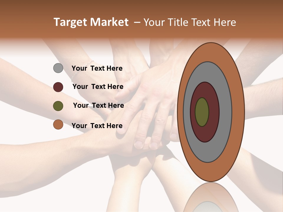 Hands Of My Friends PowerPoint Template