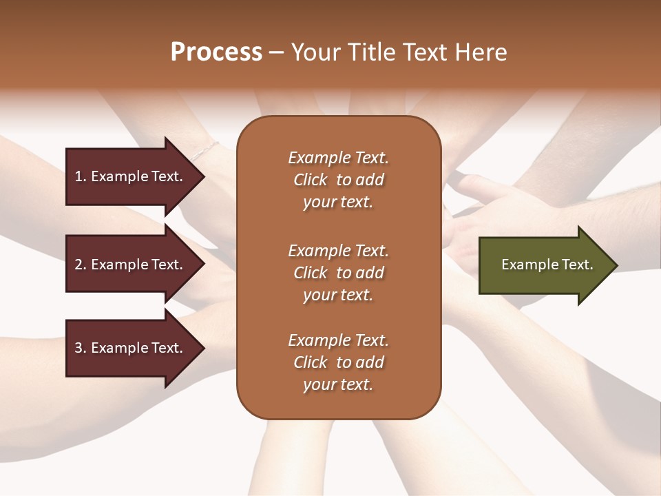 Hands Of My Friends PowerPoint Template