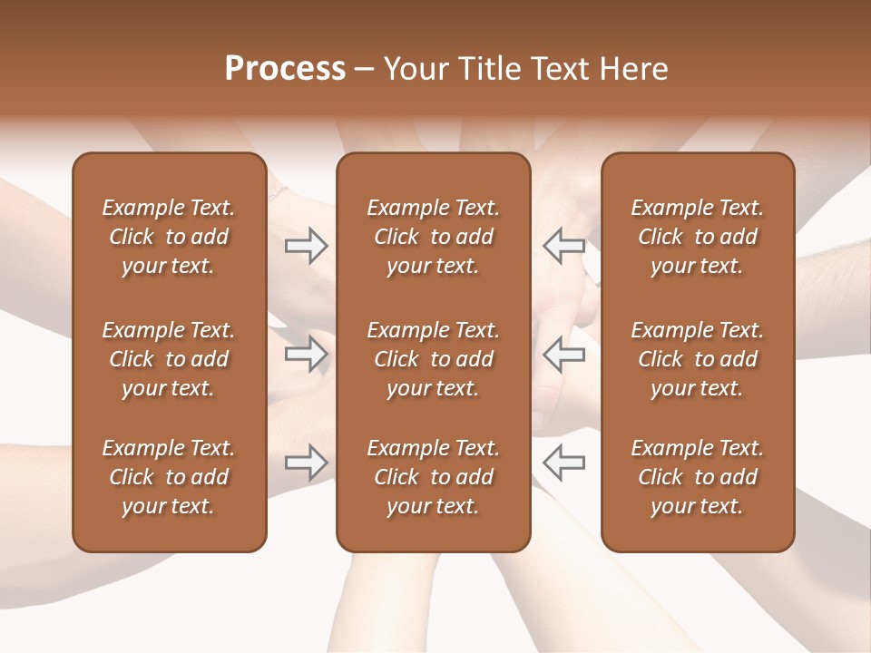Hands Of My Friends PowerPoint Template