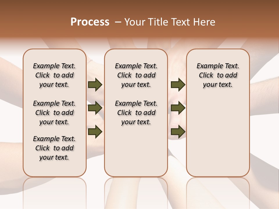 Hands Of My Friends PowerPoint Template