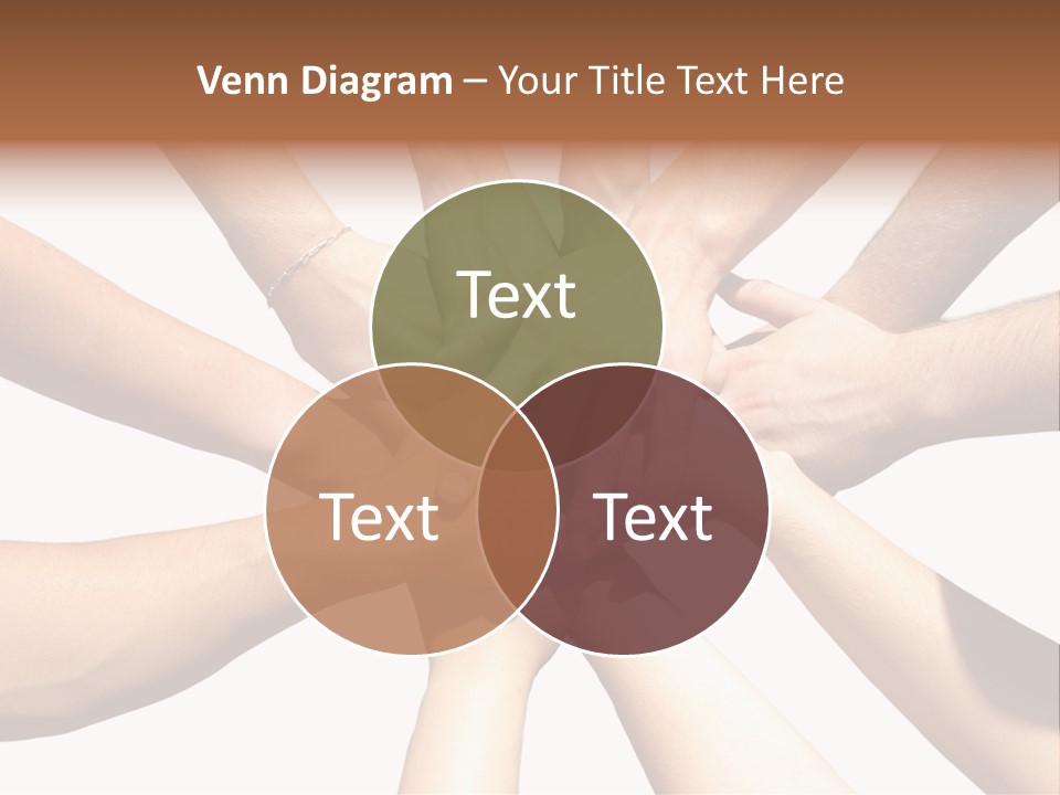 Hands Of My Friends PowerPoint Template