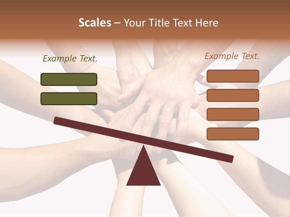Hands Of My Friends PowerPoint Template