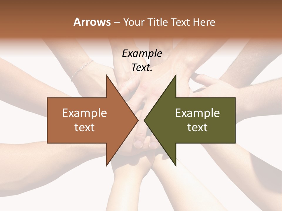 Hands Of My Friends PowerPoint Template