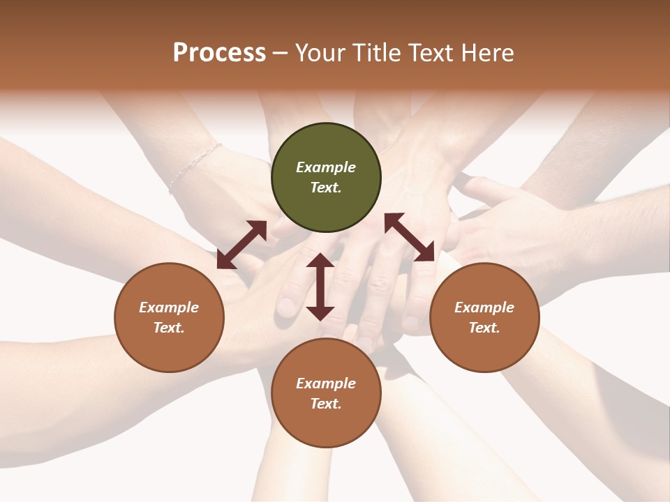 Hands Of My Friends PowerPoint Template