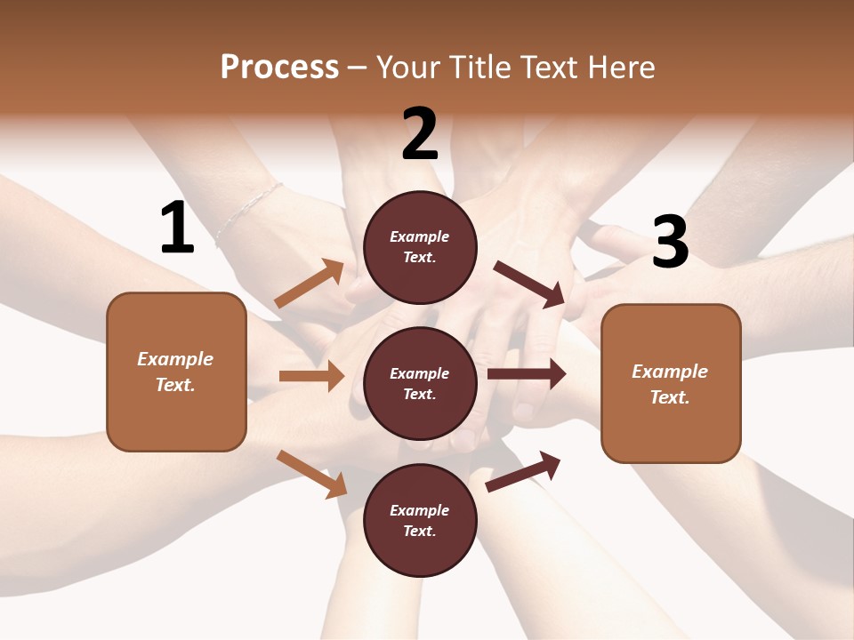 Hands Of My Friends PowerPoint Template