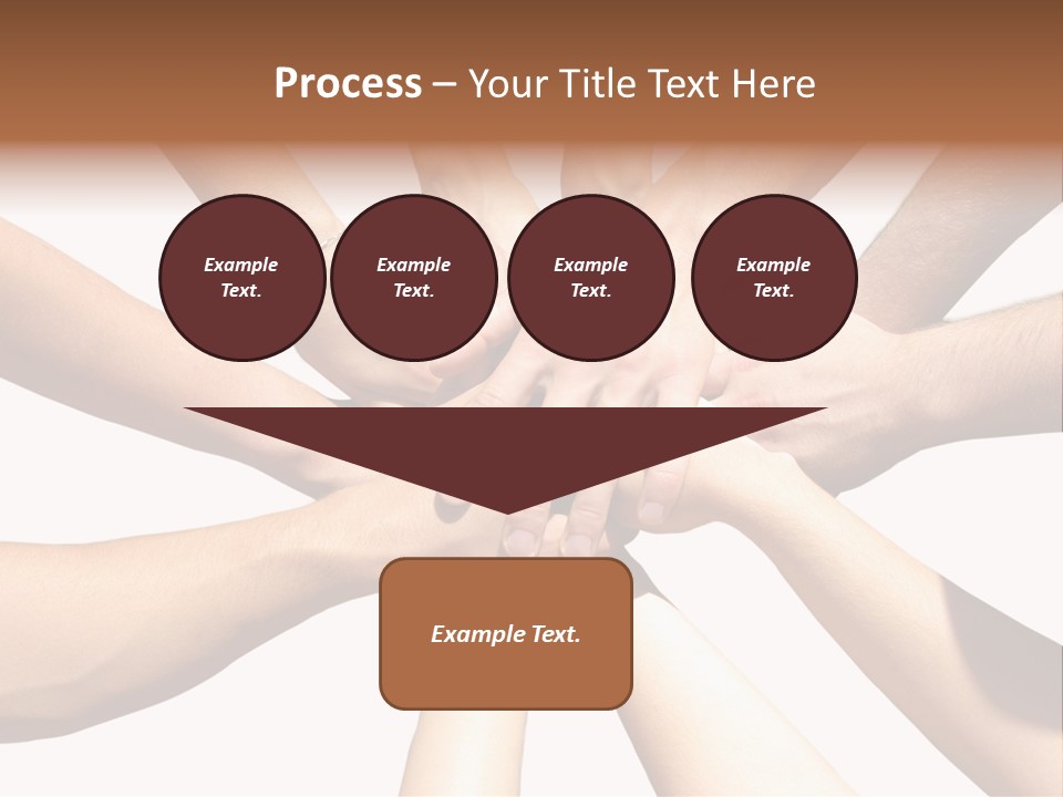 Hands Of My Friends PowerPoint Template