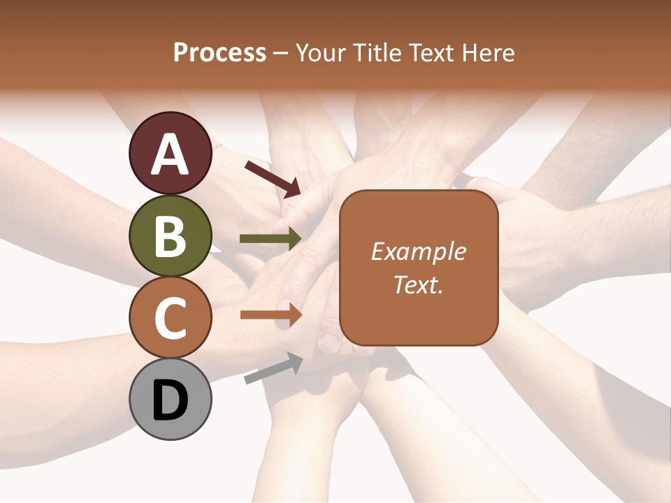 Hands Of My Friends PowerPoint Template