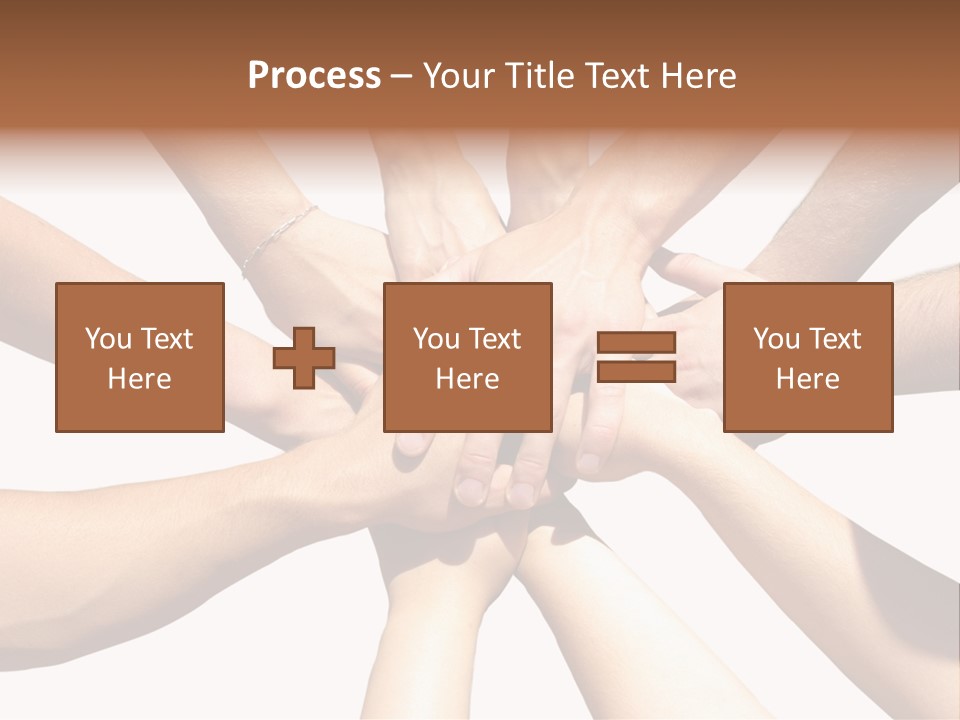 Hands Of My Friends PowerPoint Template