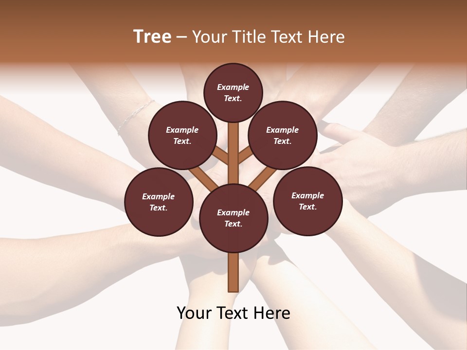 Hands Of My Friends PowerPoint Template