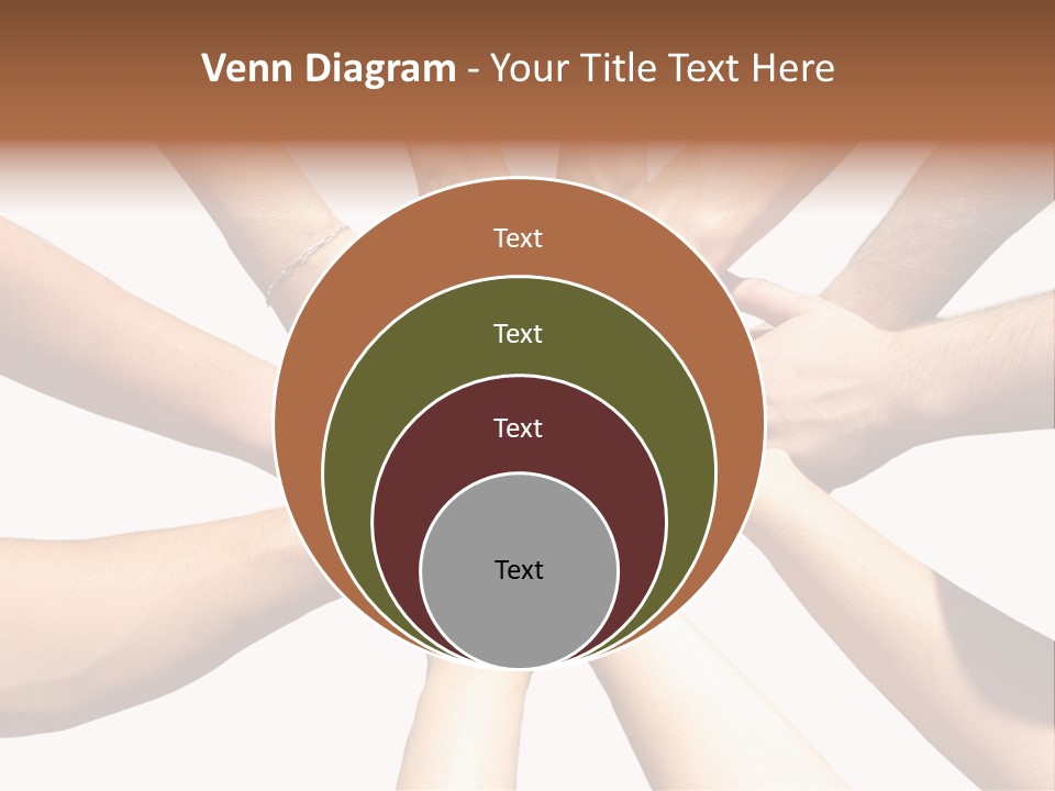 Hands Of My Friends PowerPoint Template