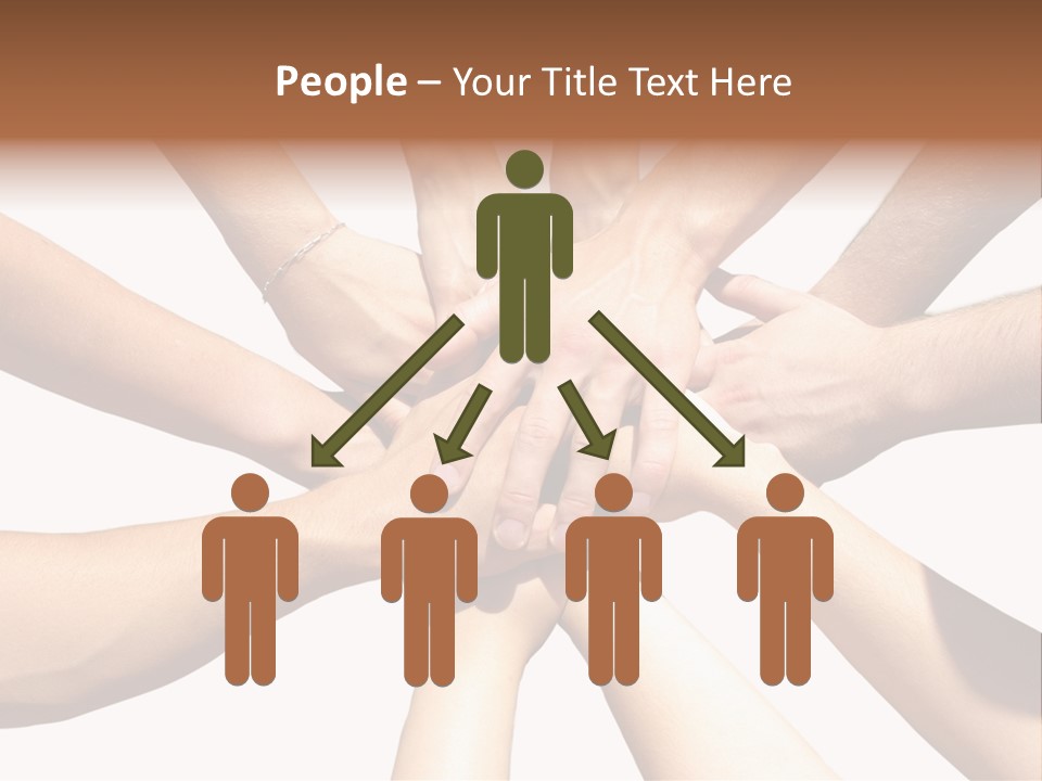 Hands Of My Friends PowerPoint Template