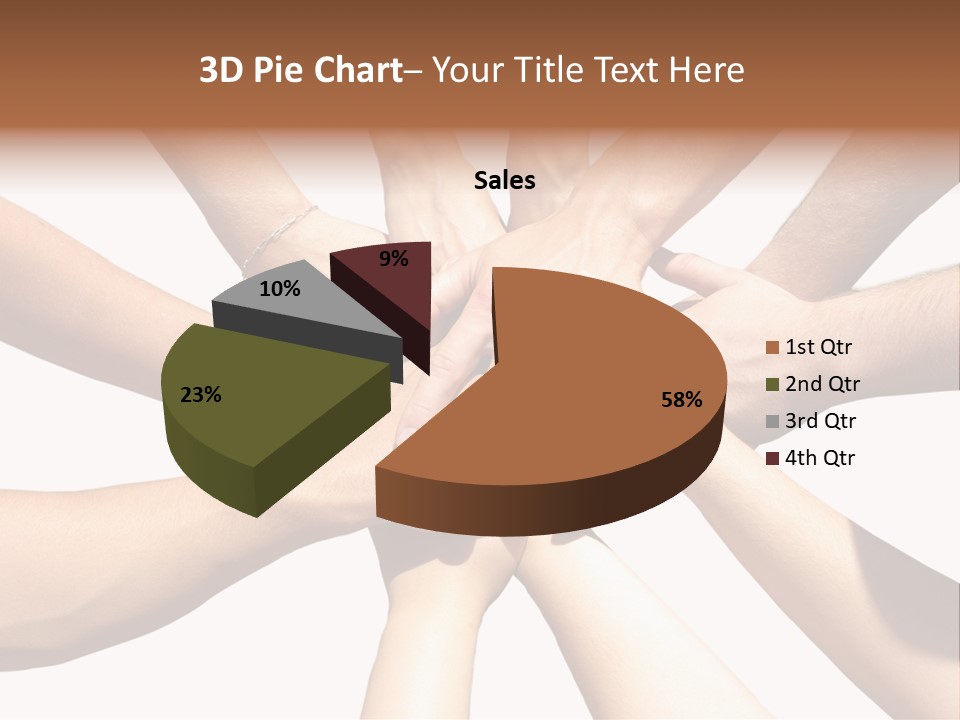 Hands Of My Friends PowerPoint Template