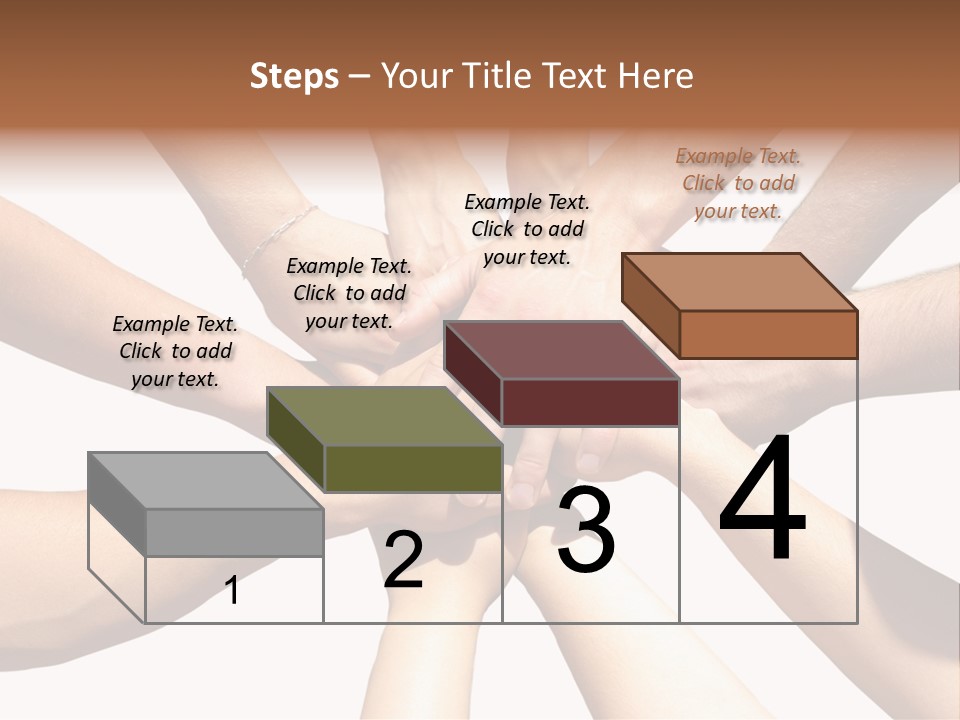 Hands Of My Friends PowerPoint Template