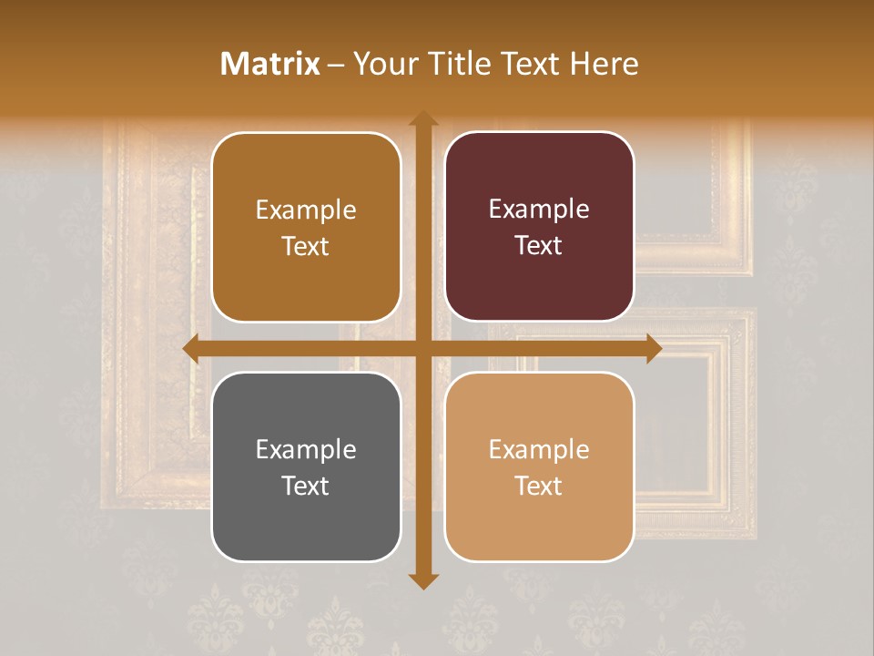 Gilded Frames PowerPoint Template
