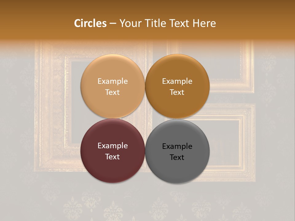 Gilded Frames PowerPoint Template