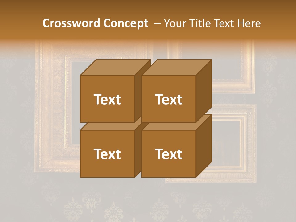 Gilded Frames PowerPoint Template