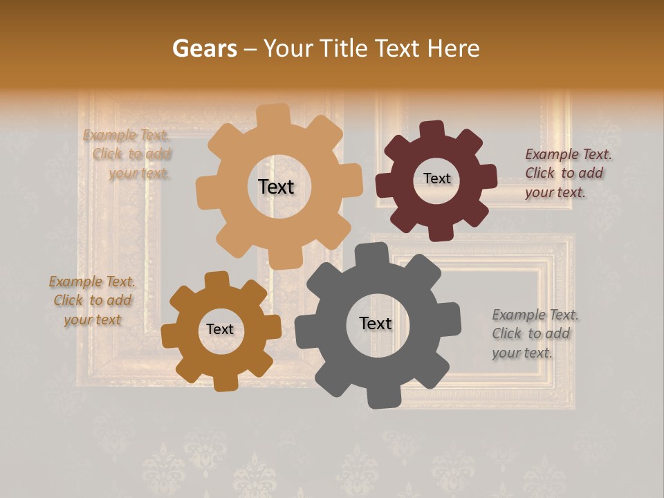 Gilded Frames PowerPoint Template