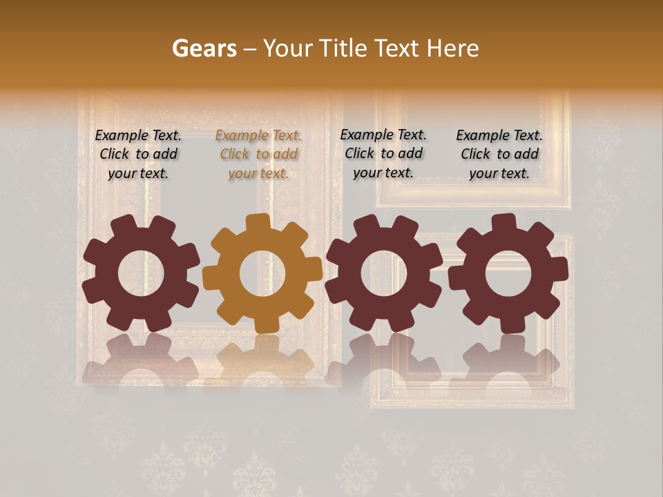 Gilded Frames PowerPoint Template