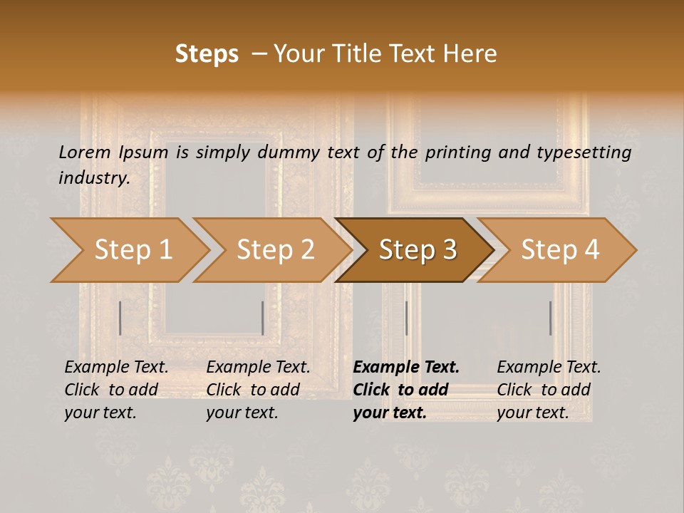 Gilded Frames PowerPoint Template