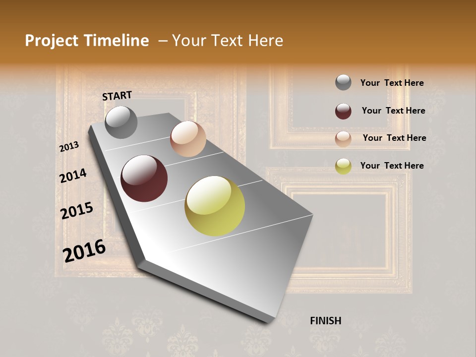 Gilded Frames PowerPoint Template