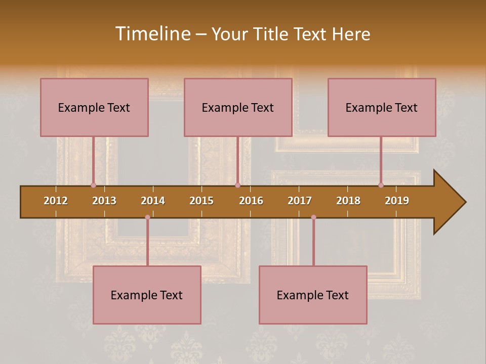 Gilded Frames PowerPoint Template