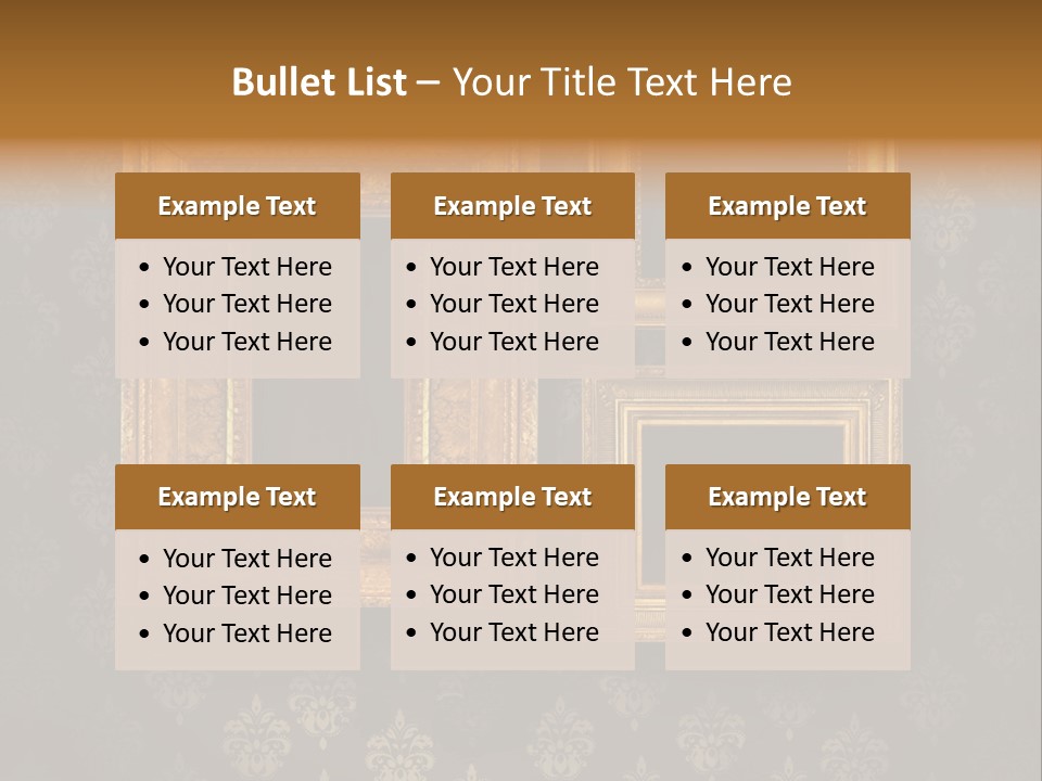 Gilded Frames PowerPoint Template