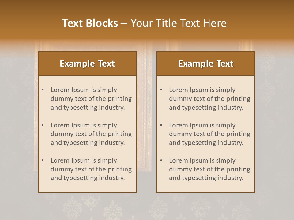 Gilded Frames PowerPoint Template