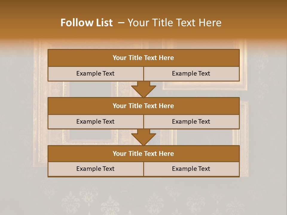 Gilded Frames PowerPoint Template