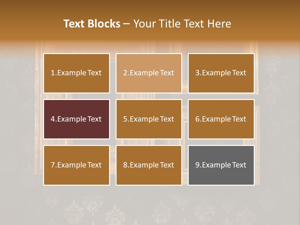 Gilded Frames PowerPoint Template