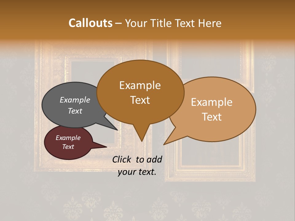 Gilded Frames PowerPoint Template