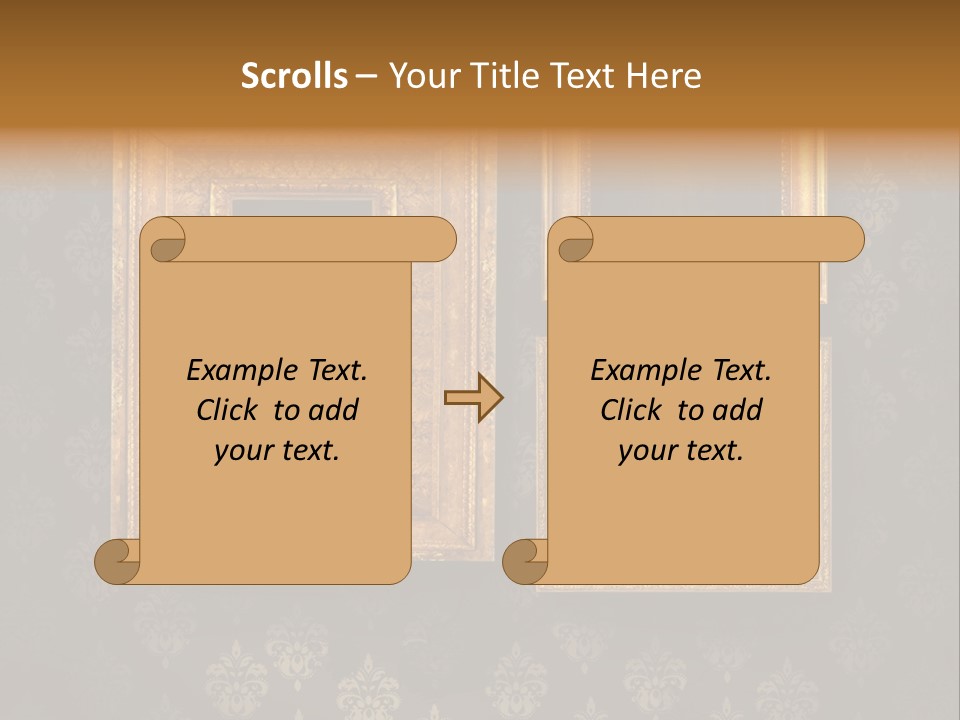 Gilded Frames PowerPoint Template