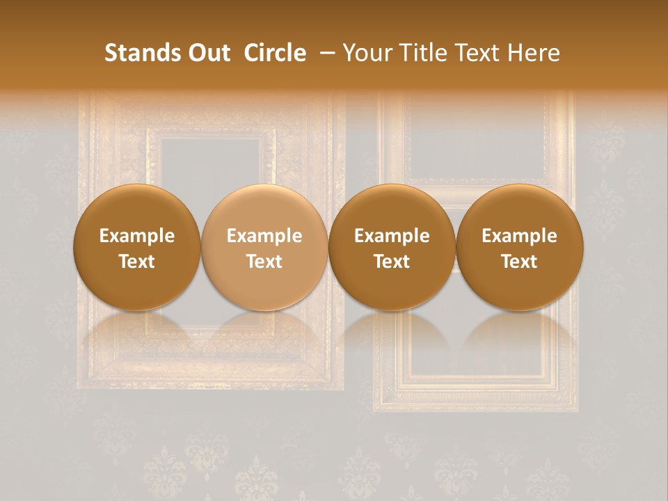 Gilded Frames PowerPoint Template