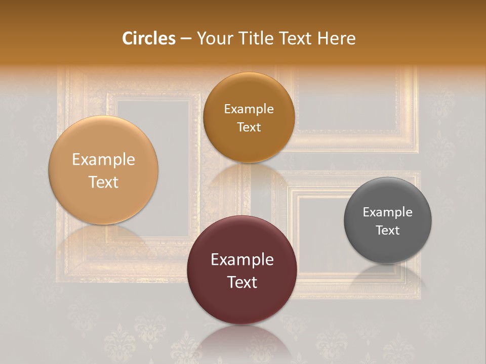 Gilded Frames PowerPoint Template