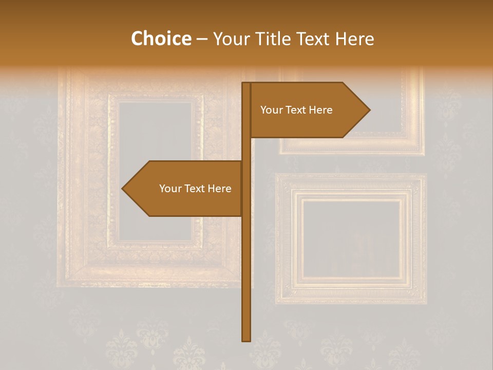 Gilded Frames PowerPoint Template