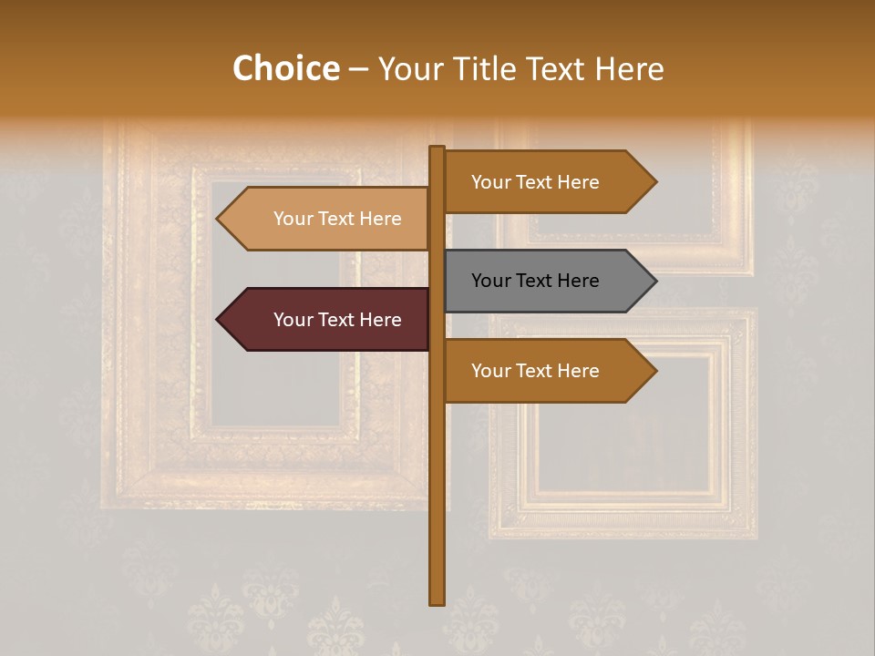 Gilded Frames PowerPoint Template